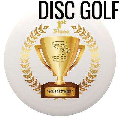 1st Place Trophy Semi-Custom Disc Golf Midrange - Discraft Buzzz